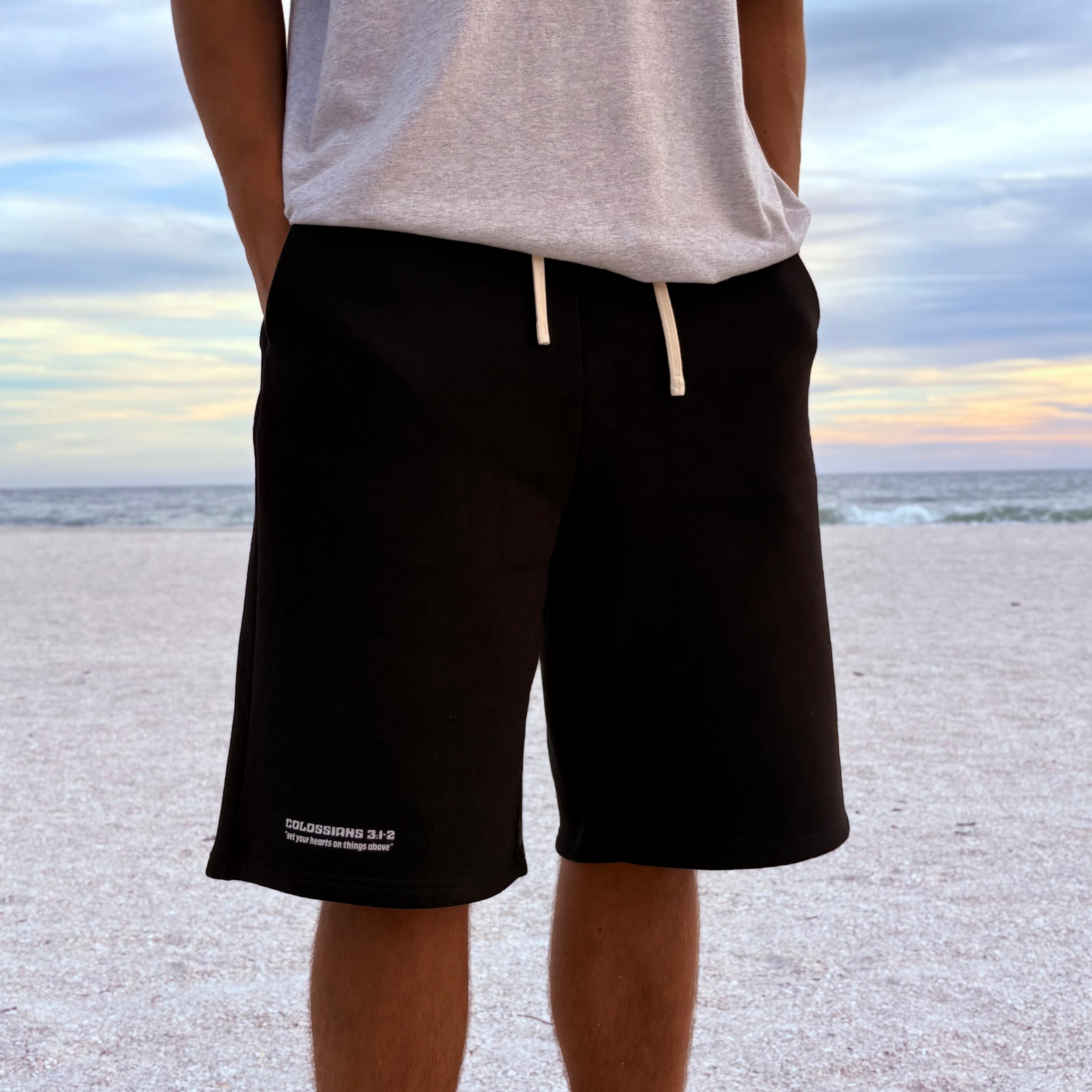 Colossians 3:1-2 baggy Shorts
